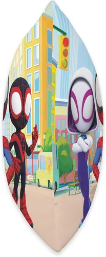 Miniatura 2 de Marvel Amazing Friends Spidey Team Group - Almohada de 16.0 x 16.0 in, multicolor