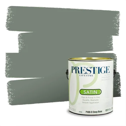 Miniatura 1202 de Prestige Paints - pintura de exterior y pintura de imprimación en una, E100-T-6006-10AVP