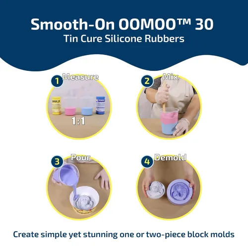 Miniatura 2 de Goma líquida Smooth-On para molde de silicona Oomoo 30
