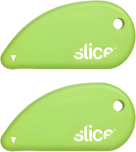Miniatura 12 de Slice 00200 cutter de seguridad con hoja de cerámica, corta papel y cupones, no corta la piel, Verde, 1