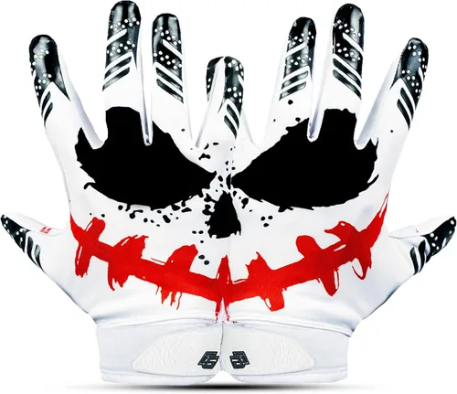 Jester Guantes de Fútbol Americano – Guantes de Receptor Súper Adherentes para Aumentar el Agarre y el Rendimiento en Juegos y Entrenamientos –
