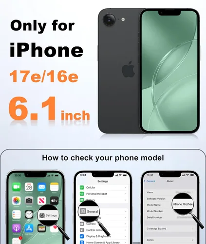 Miniatura 928 de FNTCASE Funda para iPhone 17 Pro: Fundas delgadas translúcidas de color azul claro compatibles con MagSafe, protección completa de la cámara