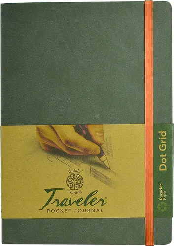 Miniatura 14 de Cuaderno de bocetos Travelers Dot Grid Pentalic Art, libre de ácidos
