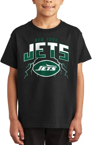 Miniatura 30 de Junk Food Camiseta para niños estándar x NFL Team Lightning con licencia oficial para niños