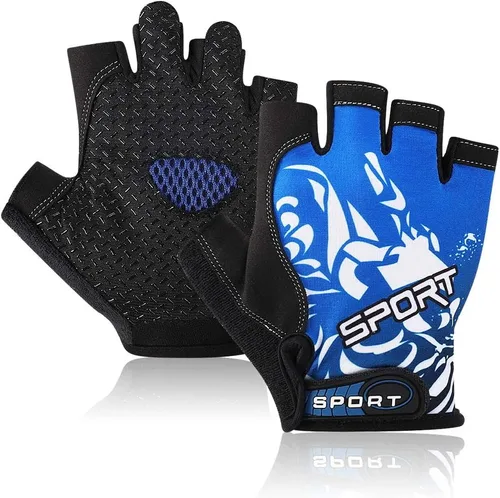 Accmor Guantes de ciclismo para hombres y mujeres, guantes de ciclismo de medio dedo, guantes de bicicleta de carretera MTB, guantes antideslizantes