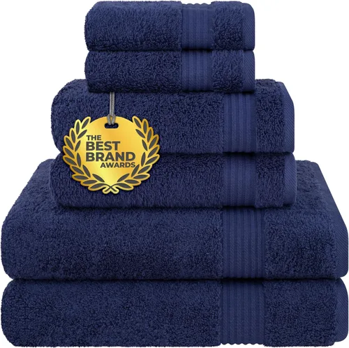 Miniatura 62 de Cotton Paradise - Juego de 4 toallas de mano para baño, 100% algodón turco, toallas suaves y absorbentes para la cara, toallas de mano color gris