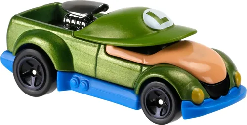 Miniatura 3 de Hot Wheels Super Mario Carros de Personajes Luigi Vehículo 2/7