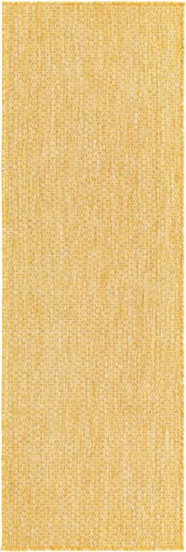 Miniatura 96 de Unique Loom Collection Alfombra de Área Plana Casual de Transición Sólida Jaspeada para Interiores/Exteriores (Pasillo 2' x 6' 1", Azul/Azul Marino)
