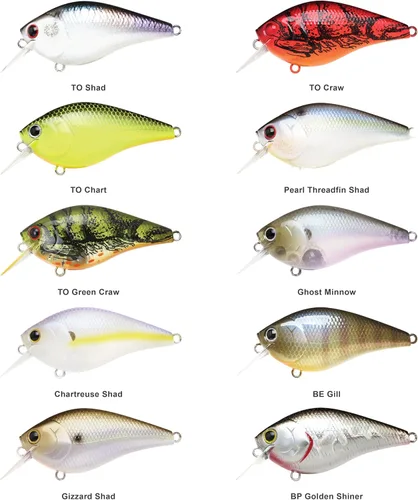 Miniatura 4 de LUCKY CRAFT LC 1.5 Silent Squarebill Crankbait Fishing Lure, 2-3/8", Bass Fishing Lures for Freshwater, Hard Crankbait with Treble Fishing Hooks