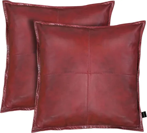 Miniatura 31 de Funda de almohada de piel de cordero – Funda de cojín decorativa para sofá – Fundas para sala de estar y dormitorio, 22 x 22 pulgadas – Paquete de 2