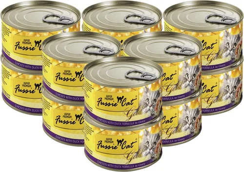 Miniatura 15 de Fussie Cat Fórmula de pollo súper premium en salsa sin granos, comida húmeda para gatos de 2.82 onzas, caja de 24