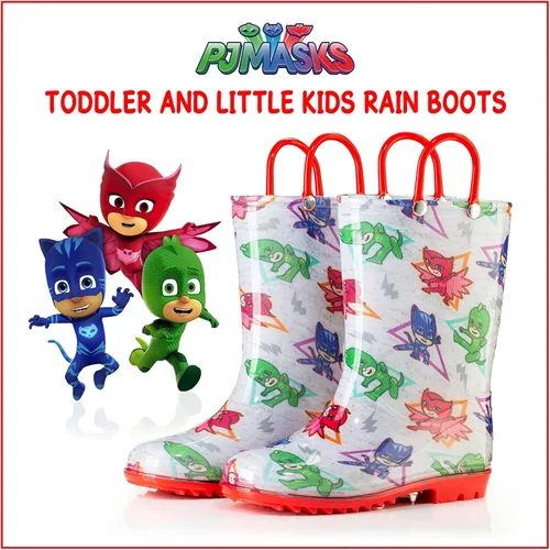 Miniatura 6 de PJ Masks Botas de lluvia de PVC con asas impermeables y fáciles de poner tallas