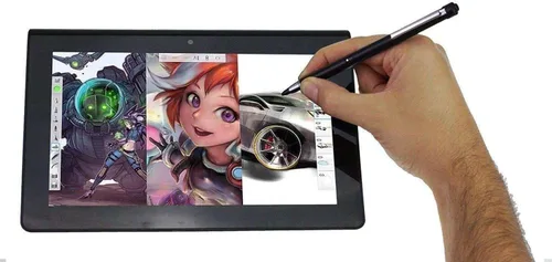 Miniatura 5 de Lápiz digital activo de punta fina, color negro, compatible con laptop HP ProBook 450 G9 de 15.6 pulgadas FHD