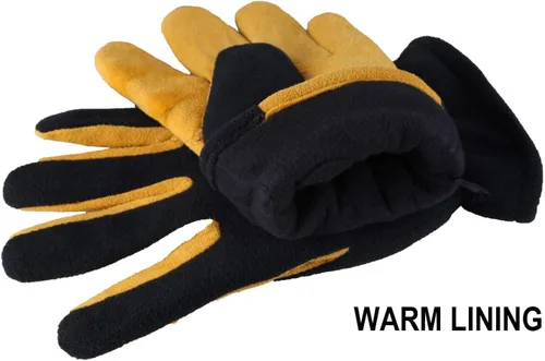 Miniatura 5 de SKYDEER Super Soft and Warm Winter Gloves with Deersplit Leather Suede and 3M Thinsulate Insulation for Cold Weather SD5176T