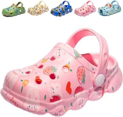 Miniatura 12 de Zuecos para niños, niños y niñas, dinosaurio, antideslizantes, para jardín, playa y piscina, sandalias tipo zuecos, chancletas de dibujos animados
