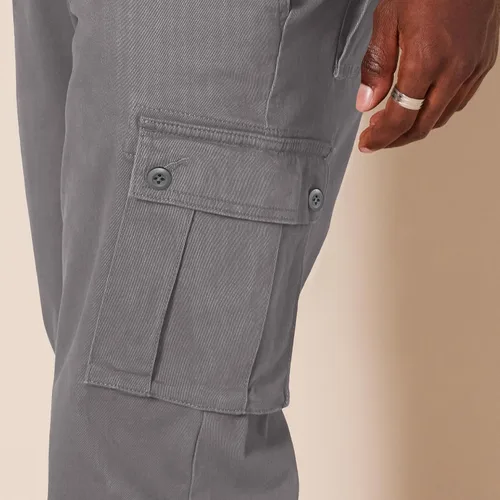 Miniatura 4 de Tienda Essentials Men's Straight-Fit Stretch Cargo Pant (Available in Big & Tall)