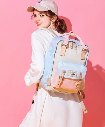 Miniatura 6 de Himawari Mochila escolar impermeable de 14.9 pulgadas / .37.84 cm. Bolsa de Viaje Clásica de Colegio para mujer, portátil de 14 pulgadas / 35.56 cm.