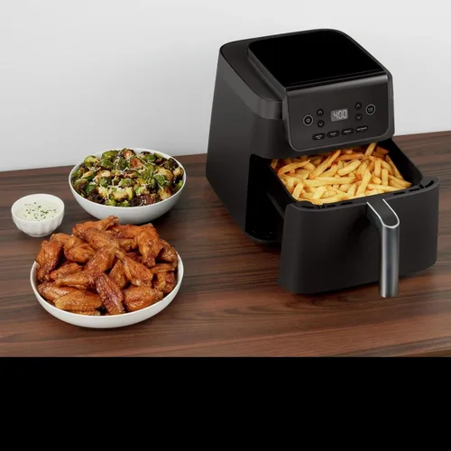 Miniatura 8 de Freidora de aire Pro XL, tamaño familiar de 6.5 cuartos de galón para comidas rápidas, funciones 4 en 1: freír al aire, asar, hornear, recalentar