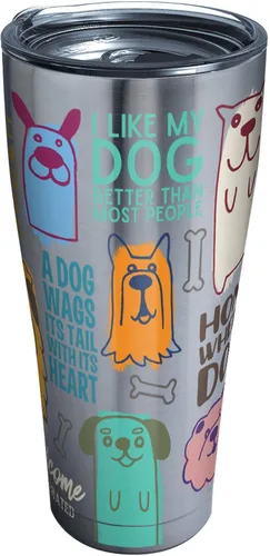 Miniatura 10 de Tervis Vaso térmico de doble pared con aislamiento de Dog Sayings hecho en Estados Unidos mantiene las bebidas frías y calientes, 16 onzas, clásico