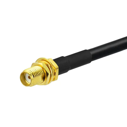 Miniatura 5 de Bingfu Adaptador de antena de radio Jamón SMA hembra a UHF SO239 hembra RG58 Cable de puente coaxial de 11.8 in 12 pulgadas para radioaficionado