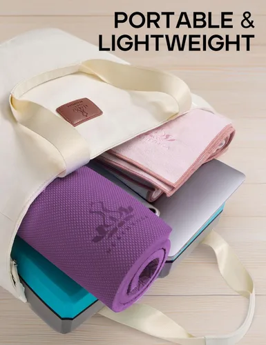 Miniatura 5 de Almohadillas cojín para rodillas de yoga antideslizantes de Heathyoga, esterilla para rodillas para trabajo de jardinería y patio, cojín almohadilla