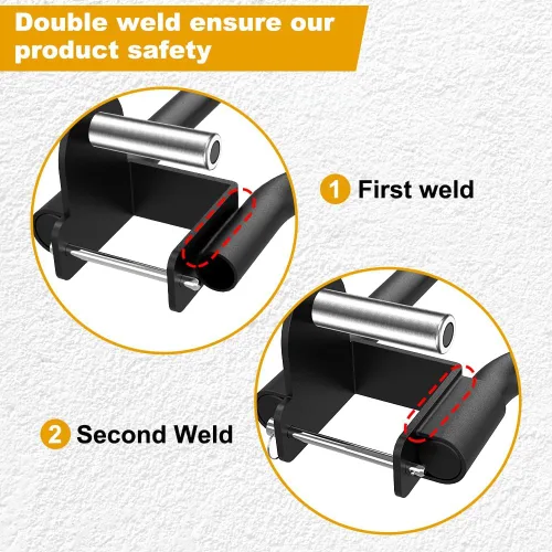 Miniatura 5 de Kipika Accesorio de estante de potencia para orificios de 5/8" y 1" - Equipo de gimnasio para casa resistente para estante de sentadillas de 2x2