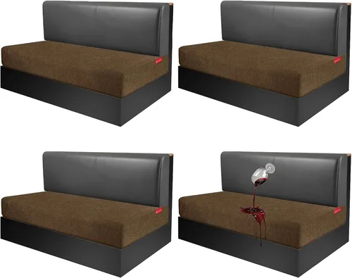 Miniatura 112 de Fundas de cojín impermeables para sofá, funda elástica lavable con diseño elástico antideslizante, protector de muebles para mascotas y niños