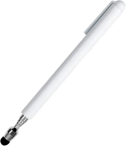 Miniatura 7 de Lápiz óptico telescópico universal para pantallas táctiles, puntero retráctil y lápiz capacitivo con punta especial de flocado, extensible de alta
