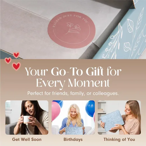 Miniatura 6 de UnboxMe Cesta de Regalo de Té Paquete de Cuidado para Mujeres - Caja de Cuidado Personal con Calcetines Cómodos, Taza, Té Chai, Miel y Canela, Que