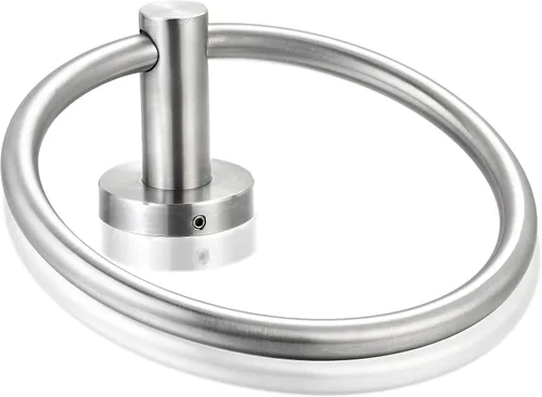 Miniatura 3 de Bahroom Towel Ring Acero inoxidable SUS 304,Soporte de toalla de mano circular,Toallero redondo mate Soporte de pared Toallero de montaje en pared