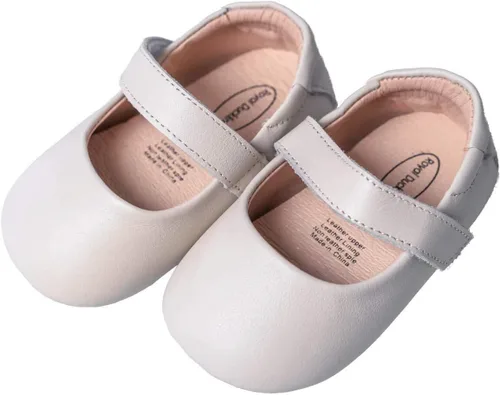Miniatura 7 de Zapatos de bebé de cuero genuino para niñas y niños pequeños Mary Jane Zapatos de caminar Prewalker princesa vestido de boda zapatos zapatos
