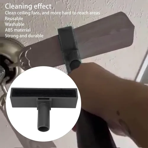 Miniatura 2 de Pssopp Limpiador de aspas para ventilador de techo, accesorio de aspiradora, cepillo lavable, herramienta de limpieza para aspiradora, cepillo