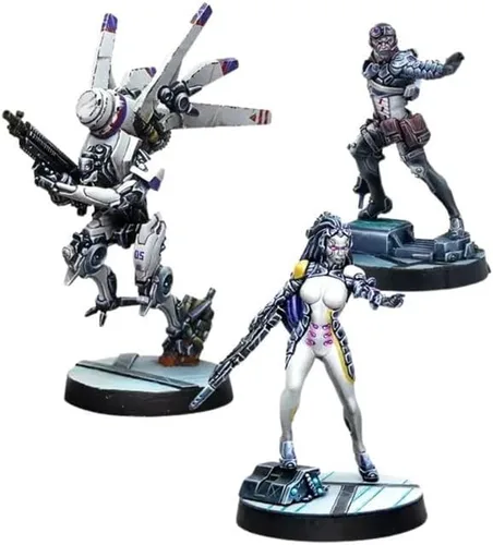 Miniatura 2 de Infinity: CodeOne: Aleph Booster Pack Alpha - Miniatura sin pintar de Corvus Belli - Compatible con Infinity y otros RPG de mesa TTRPG