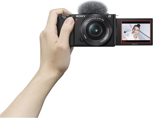 Miniatura 8 de Sony Cámara sin espejo ZV-E10 con lente E PZ 0.630-1.969 in f/3.5-5.6 OSS + lente E 2.165-8.268 in f/4.5-6.3 OSS + 2 memoria de 64 GB + funda +