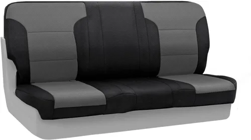 Miniatura 15 de Coverking Custom Fit Funda para asiento Select Chrysler 200 modelos – spacermesh, Negro/Gris Topo (Black/Taupe Insert)