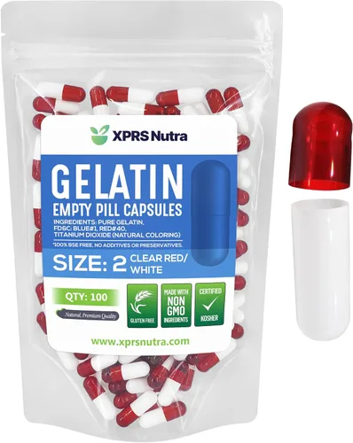 Miniatura 14 de XPRS Nutra Cápsulas vacías de tamaño 2 – 100 cápsulas vacías de gelatina – Pastillas de relleno de cápsulas de bricolaje – Cápsulas de gel de Multi