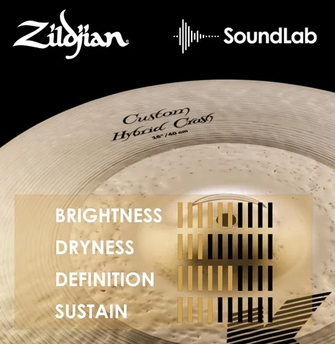 Miniatura 5 de Zildjian K Custom Hybrid Crash Platillo - 16 pulgadas