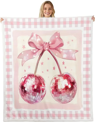 Miniatura 31 de Manfei Manta Kawaii con estampado de gato estrellado para niños y niñas, decoración de habitación de niños y niñas, manta negra Kawaii animal