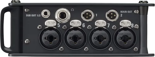 Miniatura 10 de Zoom F8n Pro Field Recorder/Mixer para cineastas y músicos con 8 entradas XLR/TRS, preamplificadores de calidad profesional, 10 canales de grabación