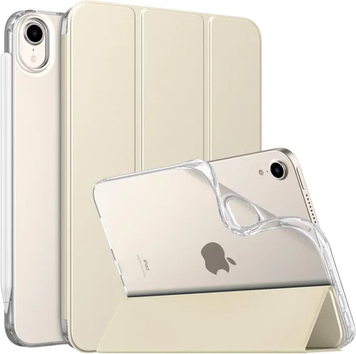 Miniatura 39 de MoKo Funda para el nuevo iPad mini 7 (A17 Pro) 2024, Funda para iPad mini de 6ª generación 2021 (21,08 cm), Funda para iPad mini 6, Funda trasera