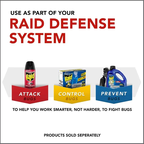 Miniatura 6 de Raid Ant & Roach Killer Aroma limón 17.5 onzas (paquete de 4)