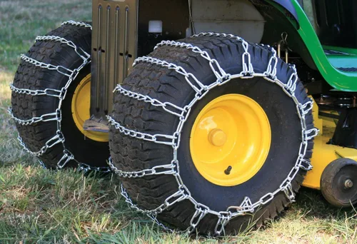 Miniatura 3 de Cadena de neumáticos de seguridad SCC 1062056 Max Trac para soplador de nieve y tractor de jardín, plateada