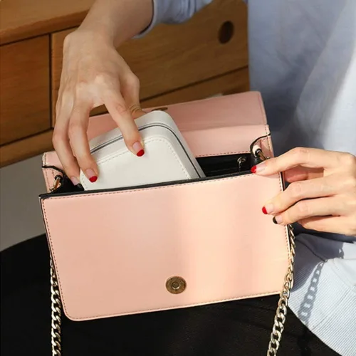 Miniatura 6 de NuAngela Joyero pequeño organizador de bolsas de joyería de viaje de piel sintética, soporte portátil para mujeres, collares, aretes, anillos