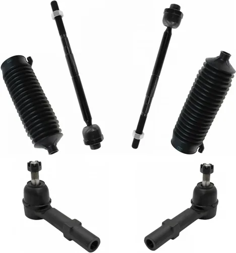 Miniatura 107 de TRQ Kit de dirección interior y exterior para lado del conductor y del pasajero delantero, con cremallera de dirección y fuelle de piñón compatible