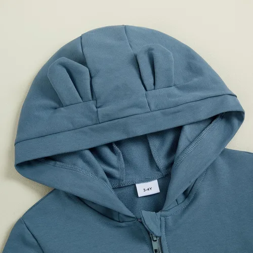 Miniatura 287 de Conjunto de ropa de otoño e invierno para bebé y niño, sudadera larga con capucha y pantalones para niños pequeños, 6, 12, 18, 24 meses, 2T