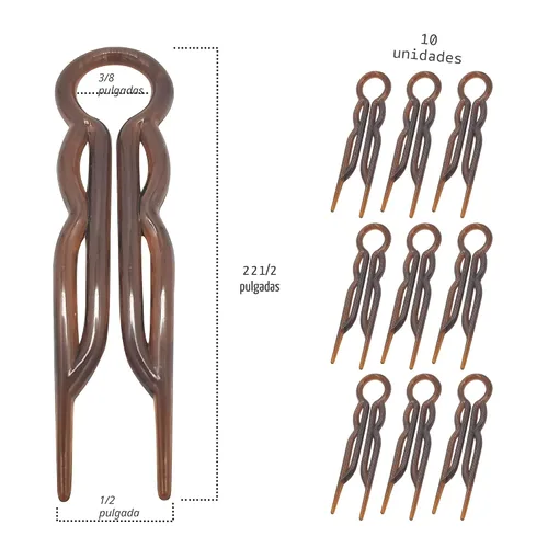 Miniatura 2 de Good Hair Days Juego de 10 horquillas Magic-Grip - Negro