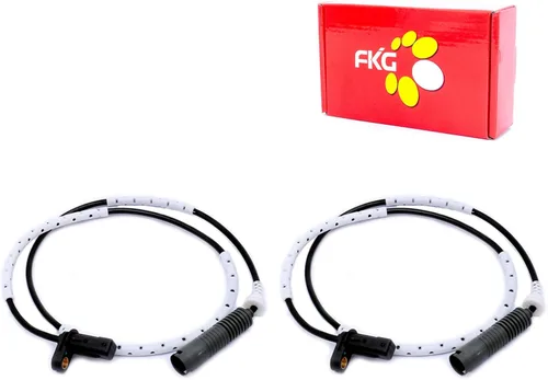 FKG Sensor de velocidad de rueda ABS trasero izquierdo y derecho ALS449 para BMW 128i 2008-2013, BMW 323i 2006-2011, BMW 325i 2006-2011, BMW 328i