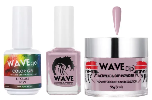 Miniatura 42 de WAVEGEL - Juego de gel de remojo, laca de uñas y polvo acrílico a juego - Colección Simplicity - #P109 Blizzard