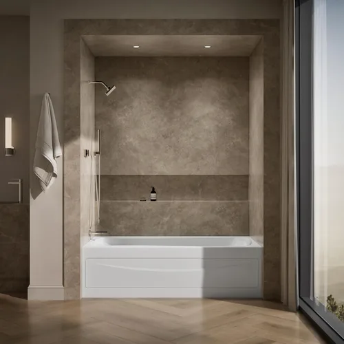 Miniatura 4 de Kohler 1259-LA-0 Mariposa 72" x 36" baño alcobólico, drenaje izquierdo, Blanco