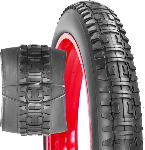 Miniatura 9 de 20x4.0 26x4.0 pulgadas Fat Bike Neumáticos MTB Bicicletas Reemplazo para Mountain Snow All Terrian Trail Bicicletas Triciclo Negro 1 Neumático